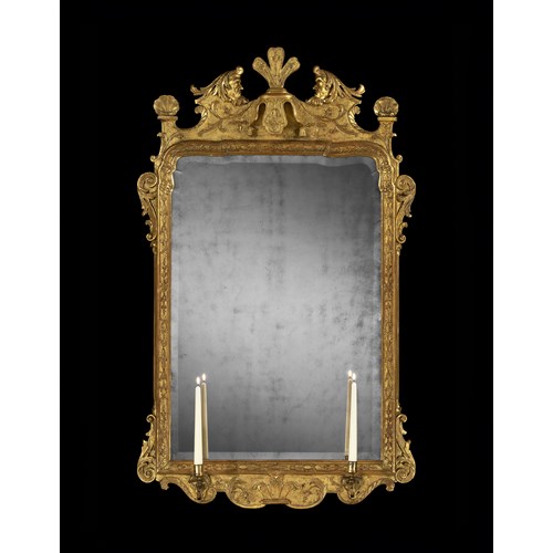 George I Period Gilt Gesso Mirror